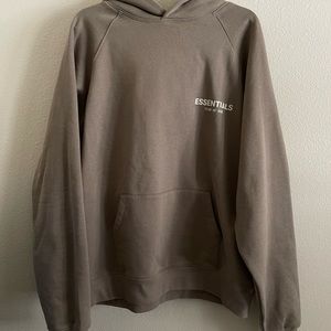 Essentials Fear of God Hoodie Desert Taupe